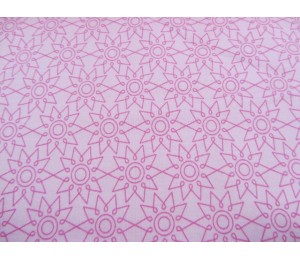 Jersey Kombistoff Blumen Blüten türkis